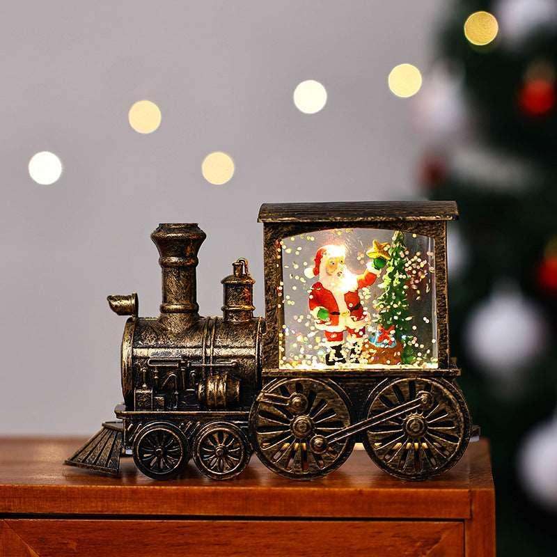 Décoration de Train Cadeau de Noël – Petite Lampe de Nuit!