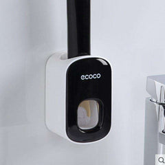 Wall-Mounted Automatic Toothpaste Dispenser with Bathroom Accessories!