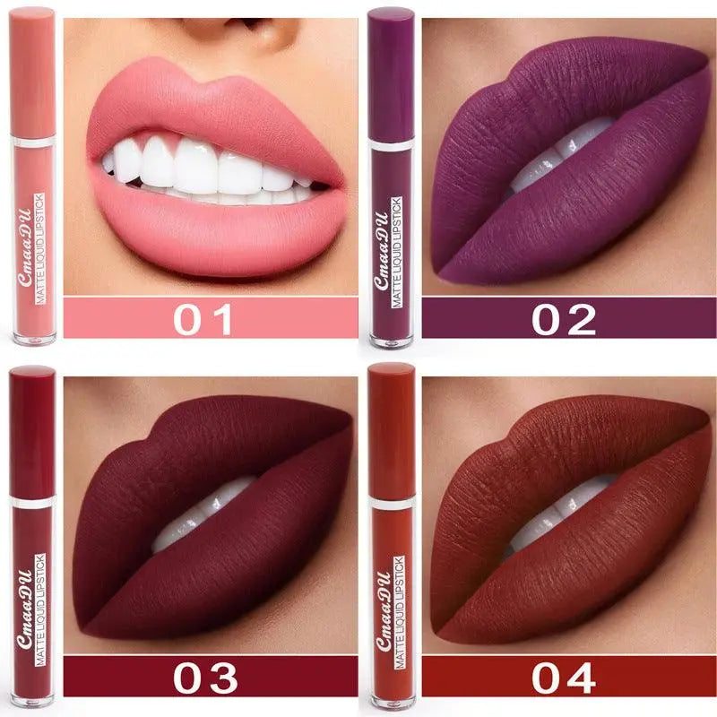 Matte Waterproof Lipstick – Non-Sticky, Must-Have for Your Makeup Kit