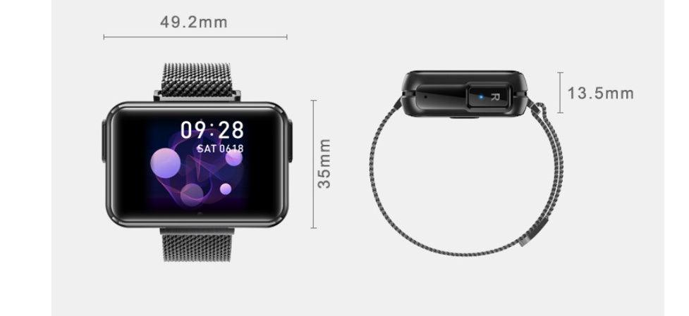 Wireless Bluetooth Smartwatch 2-in-1 T91 – Advanced Features & Design