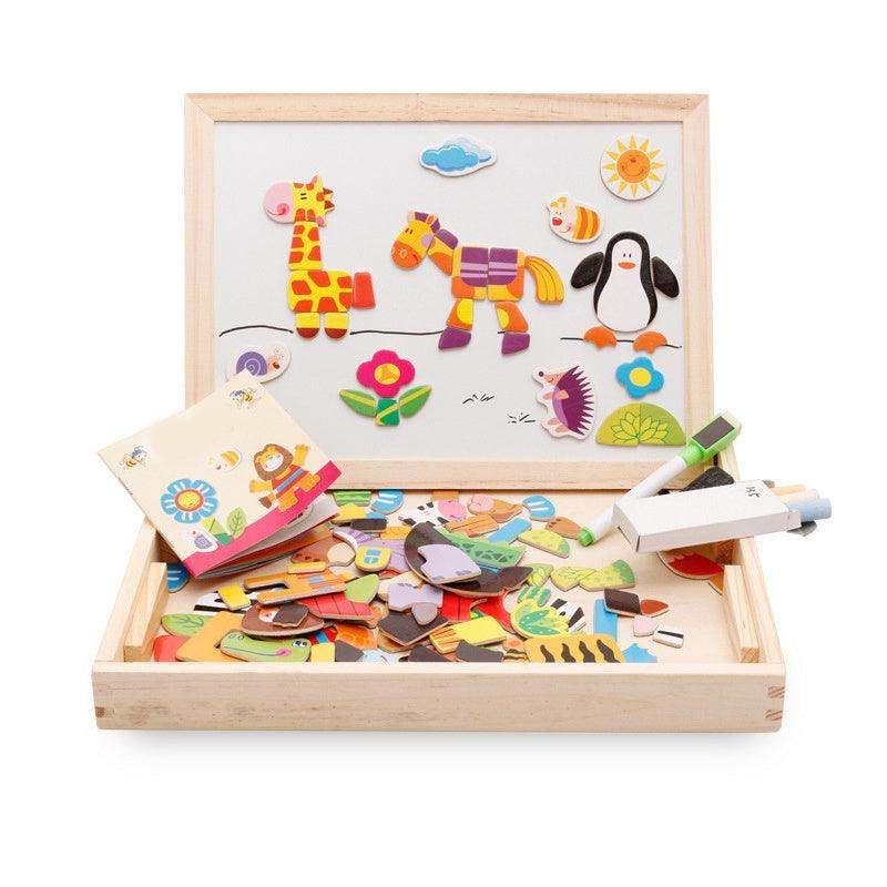 Magnetic Kids Puzzle Drawing Board