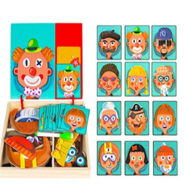 Wooden Magnetic Puzzle Toys