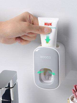 Wall-Mounted Automatic Toothpaste Dispenser with Bathroom Accessories!