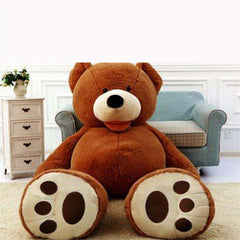 Giant Teddy Bear Plush Toy  –  Huge, Soft & Cozy with Leather Shell!