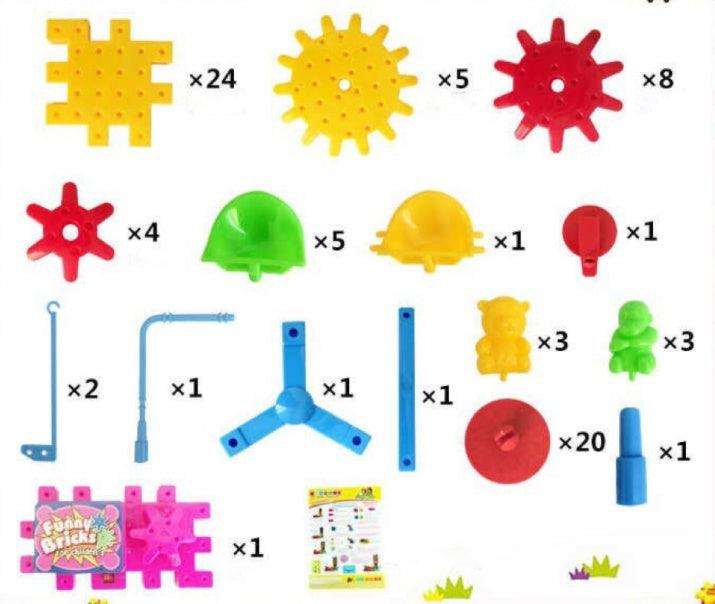 Electric Gears 3D Model Kits – Educational Plastic Blocks for Kids