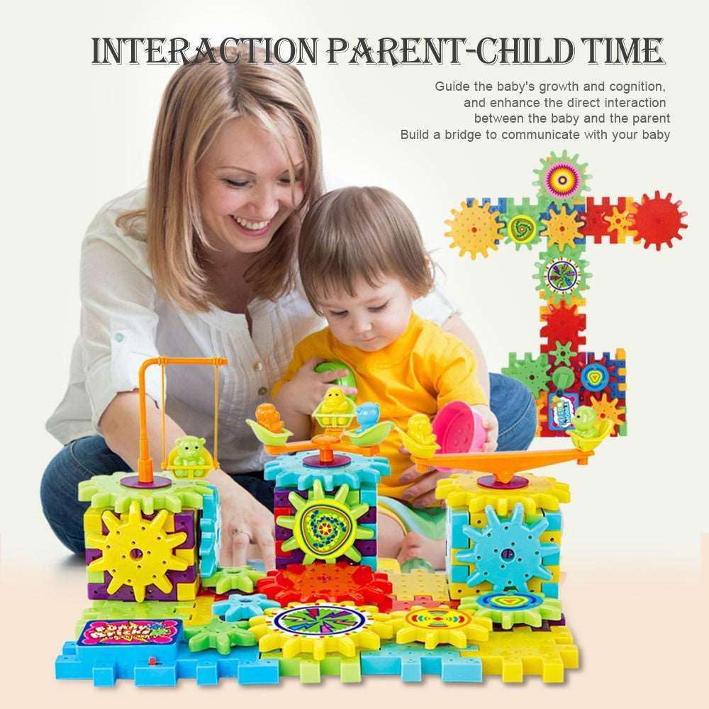 Electric Gears 3D Model Kits – Educational Plastic Blocks for Kids