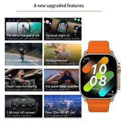 T10 Ultra 2 Smart Watch 2.19’’ AMOLED, Bluetooth Call, Fitness Tracker