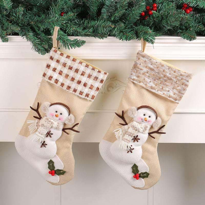 Large Christmas Socks Gift Bag–Perfect Christmas Decorations for Gifts