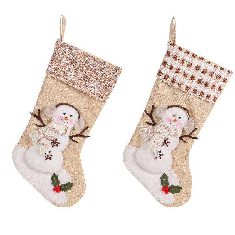 Large Christmas Socks Gift Bag–Perfect Christmas Decorations for Gifts