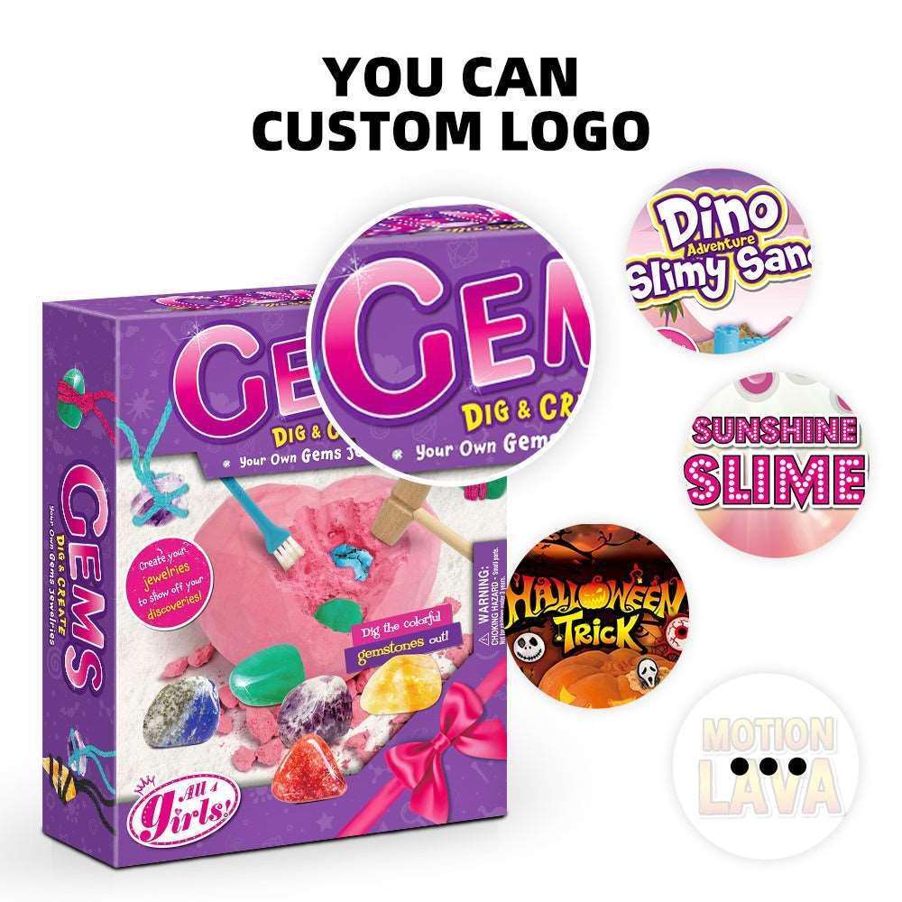 Gemstone Dig Kit – Educational STEM Toys for Kids!