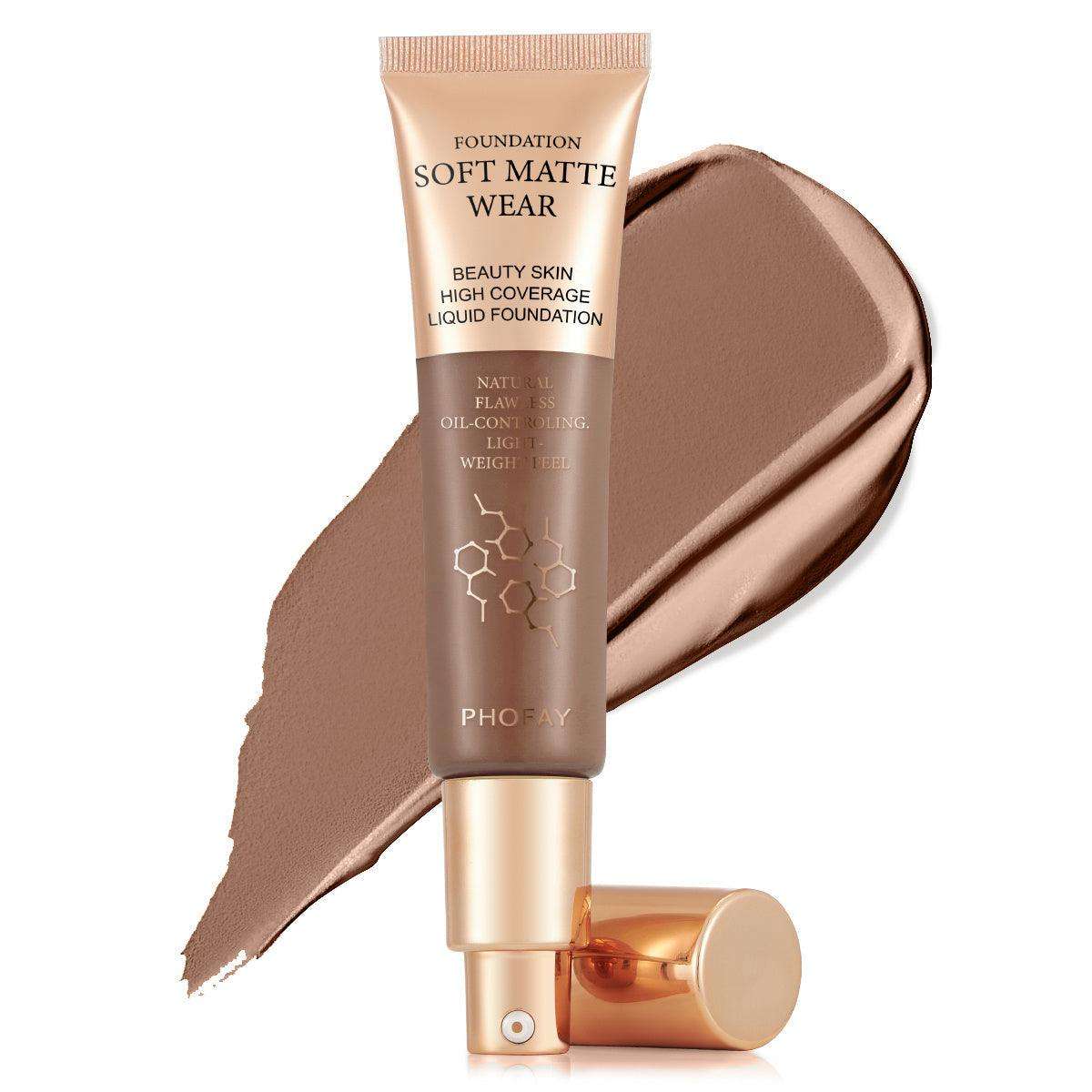 PHOFAY Full Coverage Foundation – Perfect Matte Finish & Flawless Skin