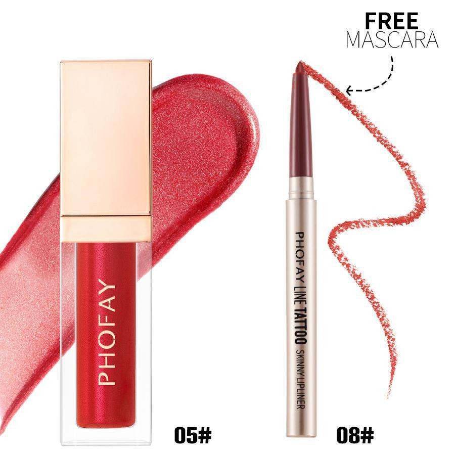 PHOFAY Lipliner and Ultra-Glossy Lip Gloss!