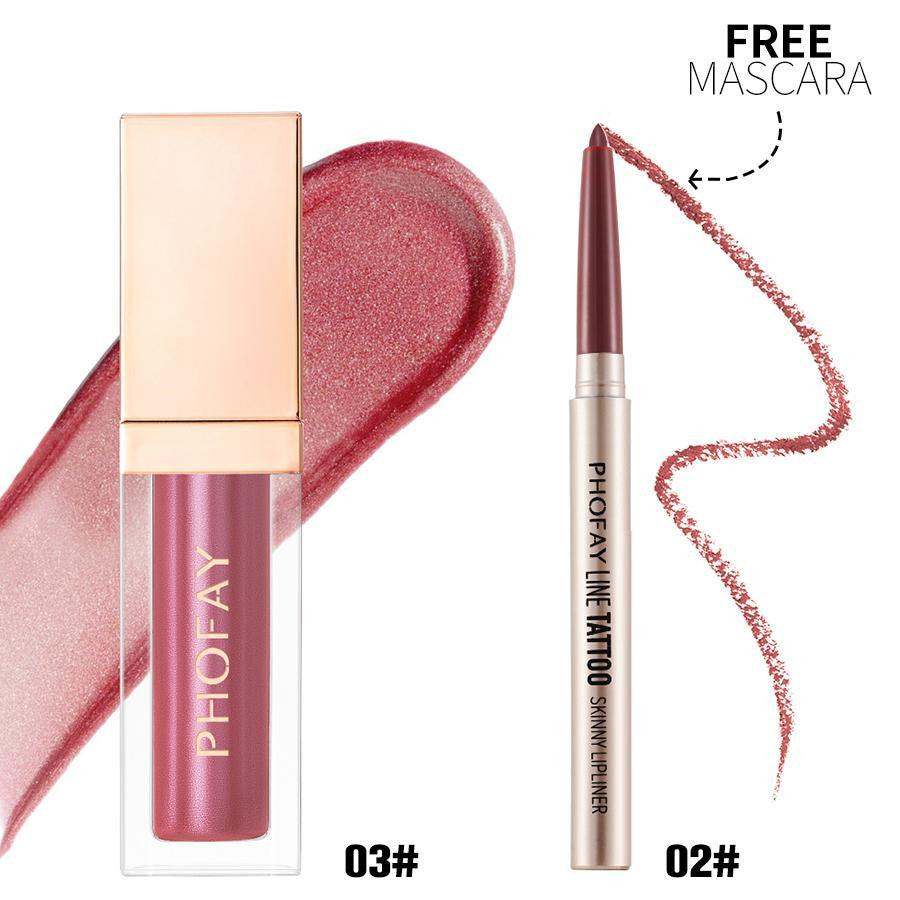 PHOFAY Lipliner and Ultra-Glossy Lip Gloss!