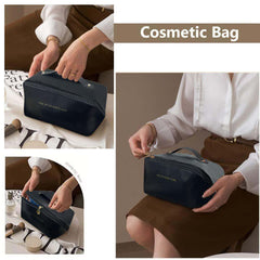 Large Capacity Travel Cosmetic Bag - Women’s Toiletries Organizer.