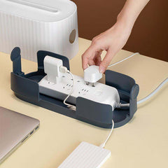 Power Strip Storage Box - Dustproof Cable Organizer for Neat Spaces!