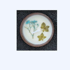 Ceramic Cup with Dried Flowers and Fragrant Candles - Cozy & Elegant