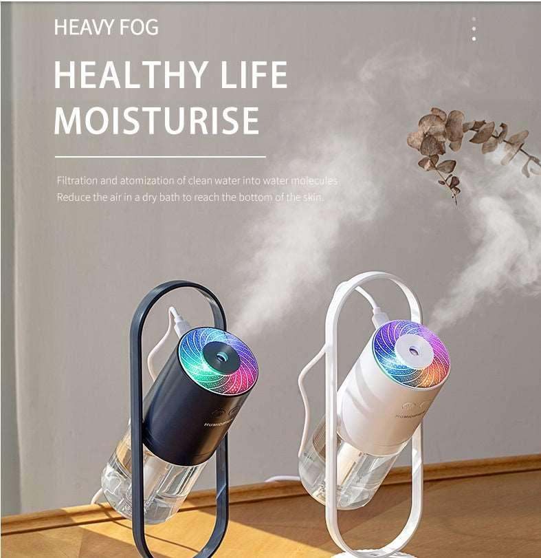 Humidificateur d'Air USB Magic Shadow avec Projection de Lumières Nocturnes!