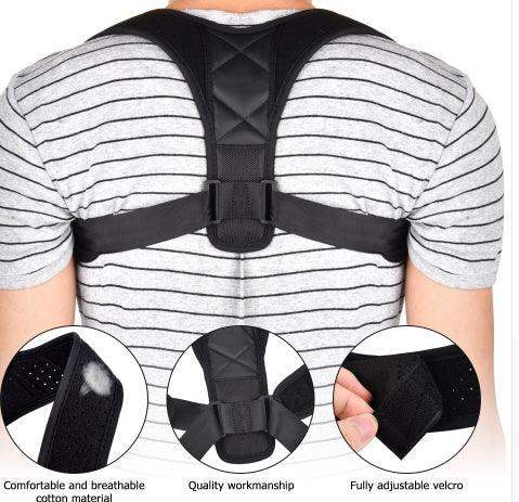 Adjustable Posture Corrector  -  Support Belt for Back and Shoulders