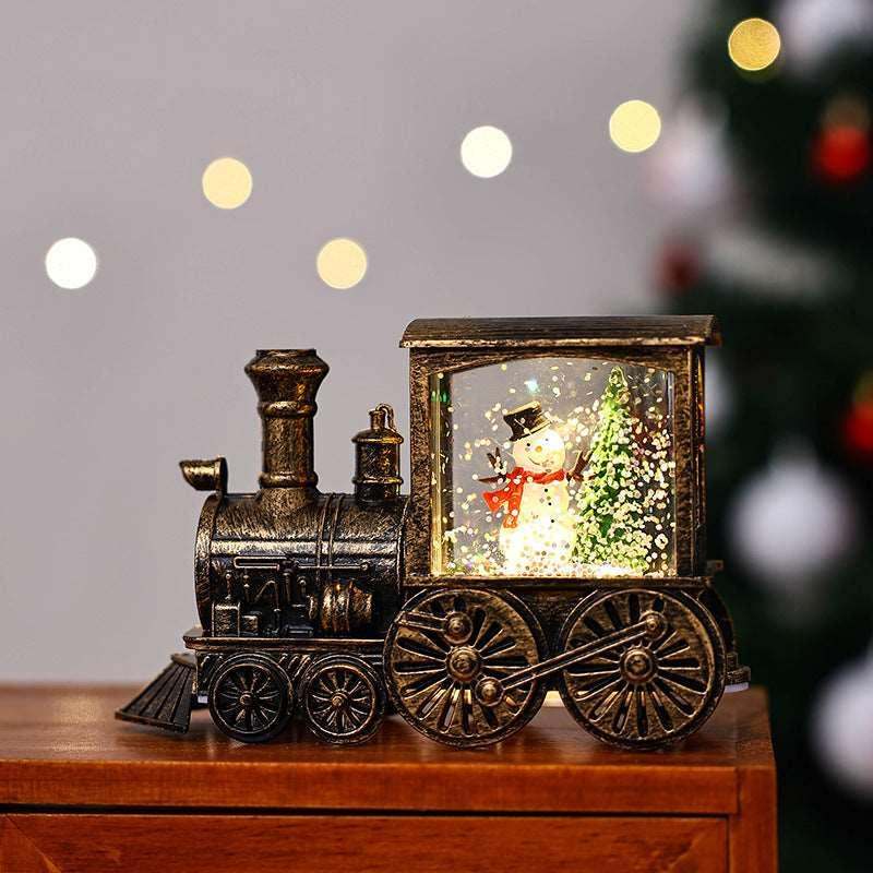 Décoration de Train Cadeau de Noël – Petite Lampe de Nuit!