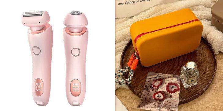 2-in-1 Electric Shaver for Women  -  Smooth & Convenient Grooming !