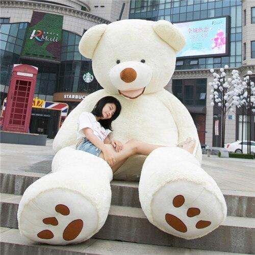 Giant Teddy Bear Plush Toy  –  Huge, Soft & Cozy with Leather Shell!