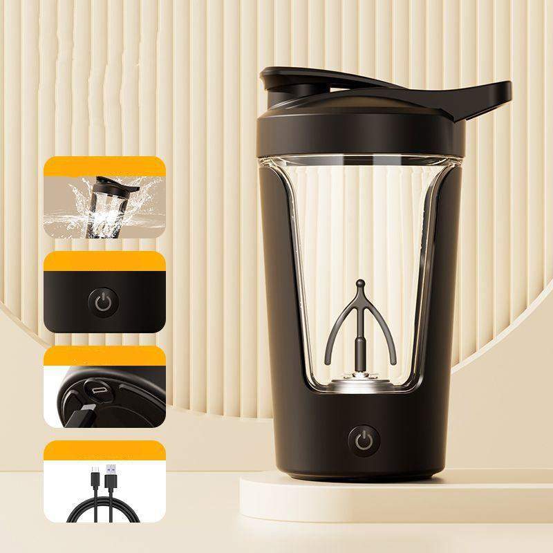 Electric Stirring Cup: Automatic stirring for easy, mess-free mixing .