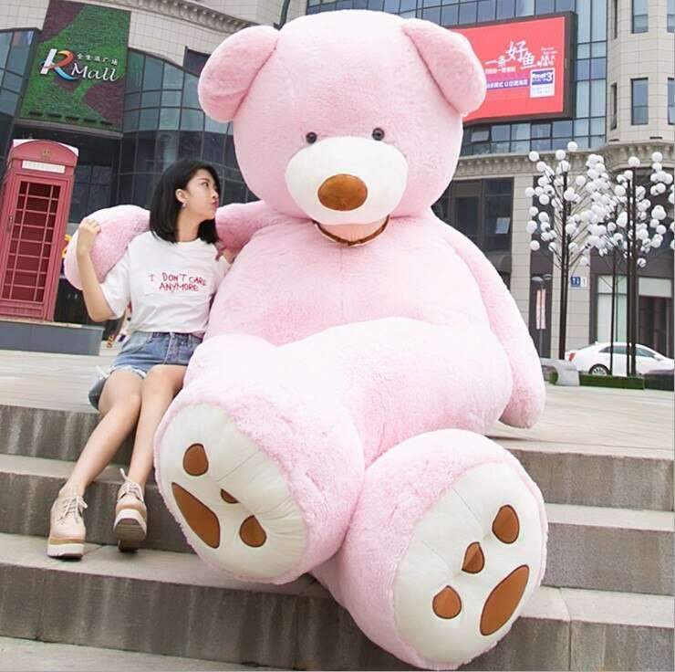 Giant Teddy Bear Plush Toy  –  Huge, Soft & Cozy with Leather Shell!