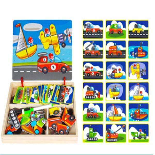 Wooden Magnetic Puzzle Toys