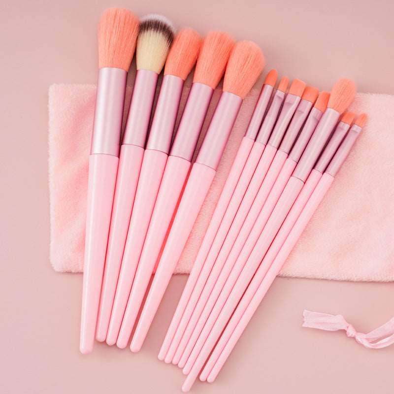 13Pcs Makeup Brush Set – Foundation, Blush, Eyeshadow & More Brushes