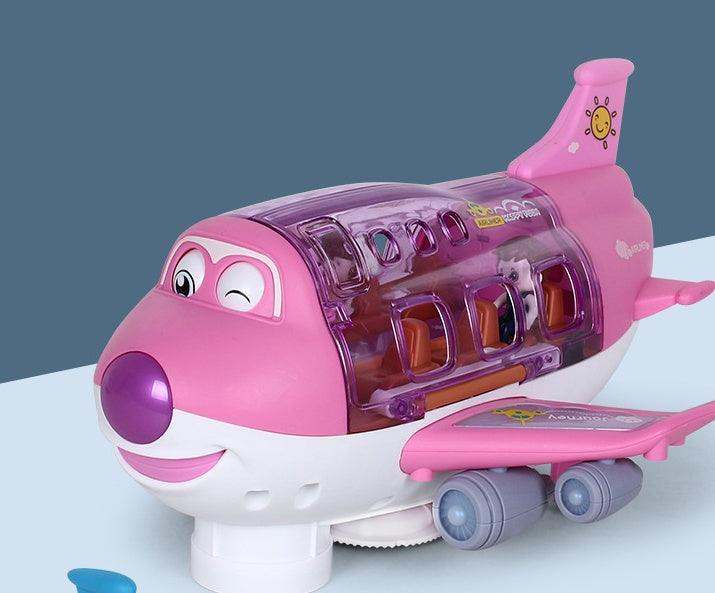 360° Rotating Electric Plane – Toddler Toy with LED Lights and Sounds!