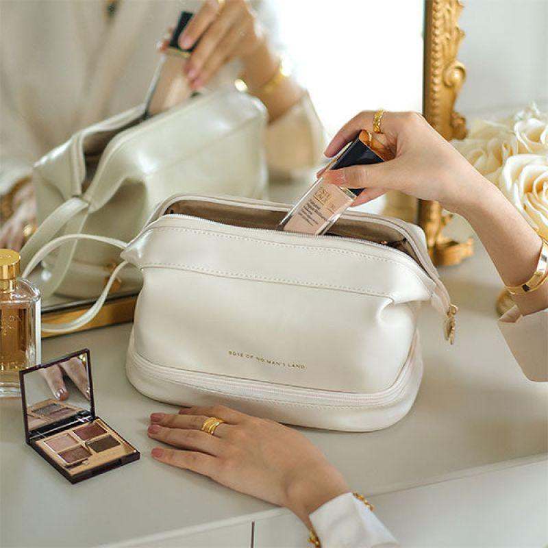 Large Capacity Travel Cosmetic Bag - Women’s Toiletries Organizer.