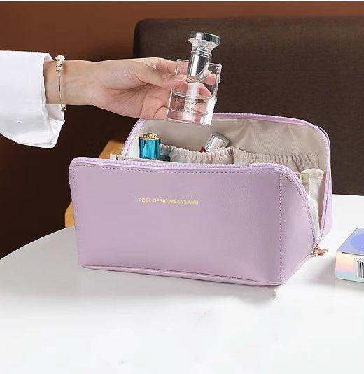 Large Capacity Travel Cosmetic Bag - Women’s Toiletries Organizer.