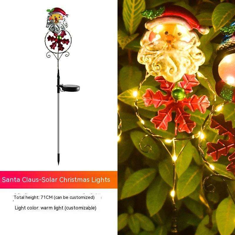 Lumière Solaire LED Bonhomme de Neige, Élan et Autres Motifs de Noël - Décoration Extérieure!