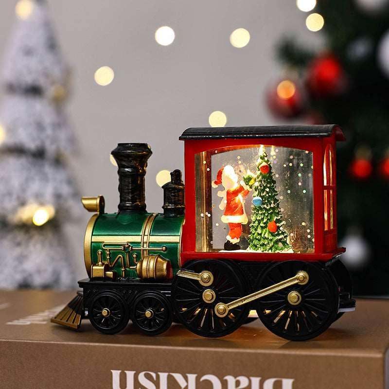 Décoration de Train Cadeau de Noël – Petite Lampe de Nuit!