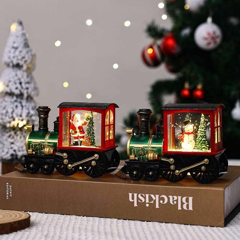 Décoration de Train Cadeau de Noël – Petite Lampe de Nuit!