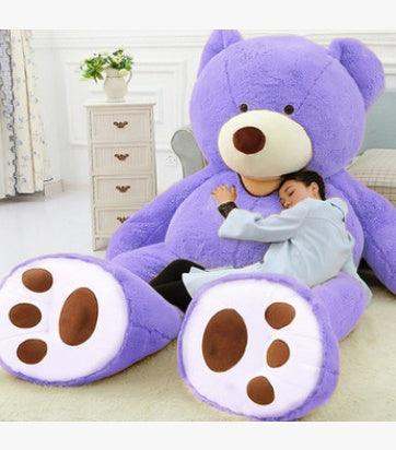 Giant Teddy Bear Plush Toy  –  Huge, Soft & Cozy with Leather Shell!