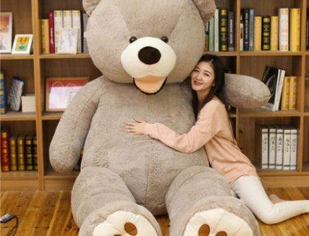 Giant Teddy Bear Plush Toy  –  Huge, Soft & Cozy with Leather Shell!