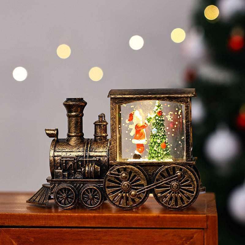 Décoration de Train Cadeau de Noël – Petite Lampe de Nuit!