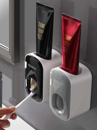 Wall-Mounted Automatic Toothpaste Dispenser with Bathroom Accessories!