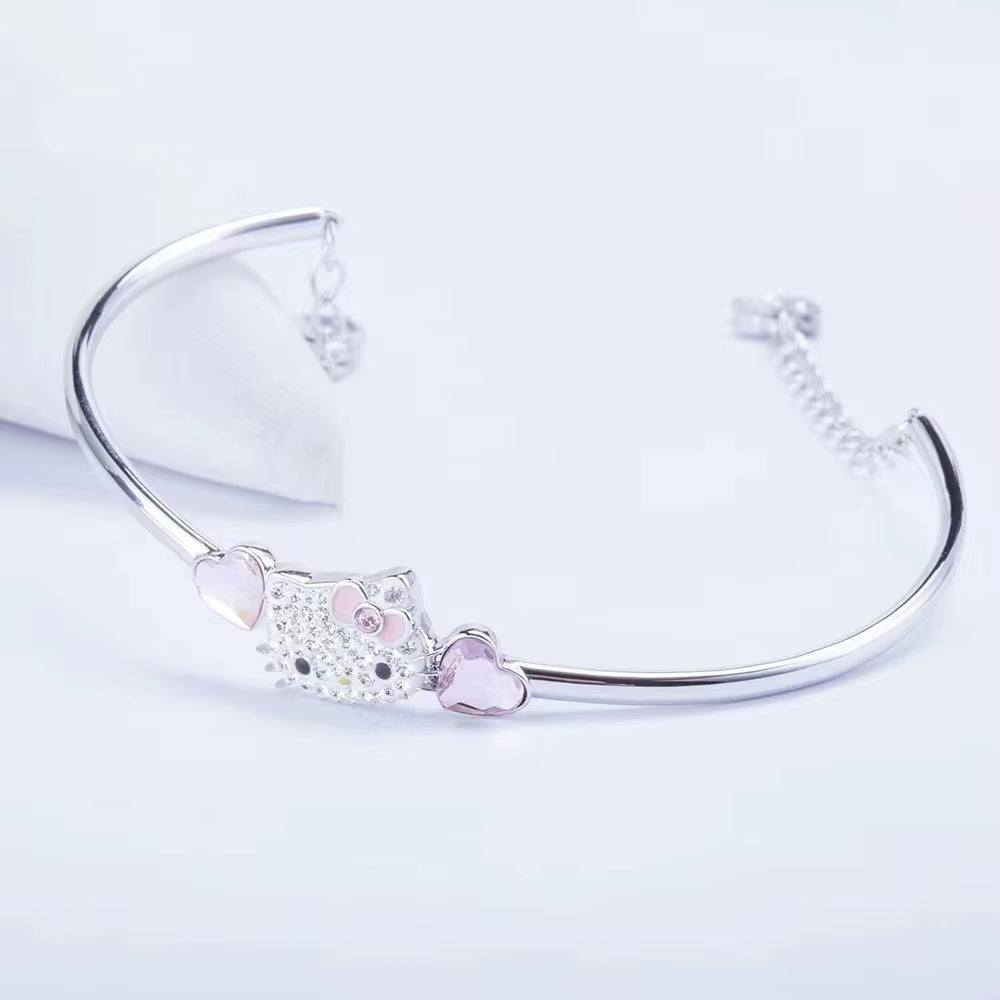 Sanrio Hello Kitty Necklace -Diamond Pendant, Cute and Elegant Jewelry