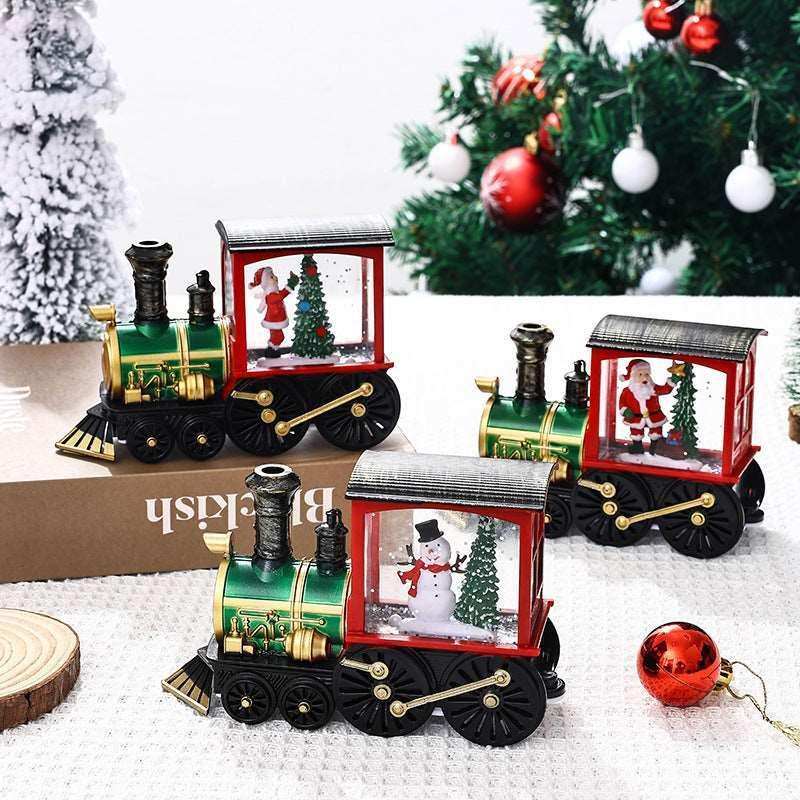 Décoration de Train Cadeau de Noël – Petite Lampe de Nuit!