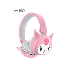 Hello Kitty Kuromi Bluetooth Wireless Headphones with Mic  - Foldable!