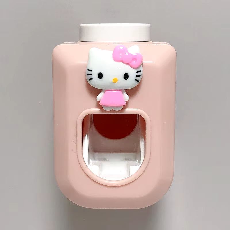 Hello Kitty Toothpaste Squeezer  -  Sanrio Kawaii Automatic Dispenser!