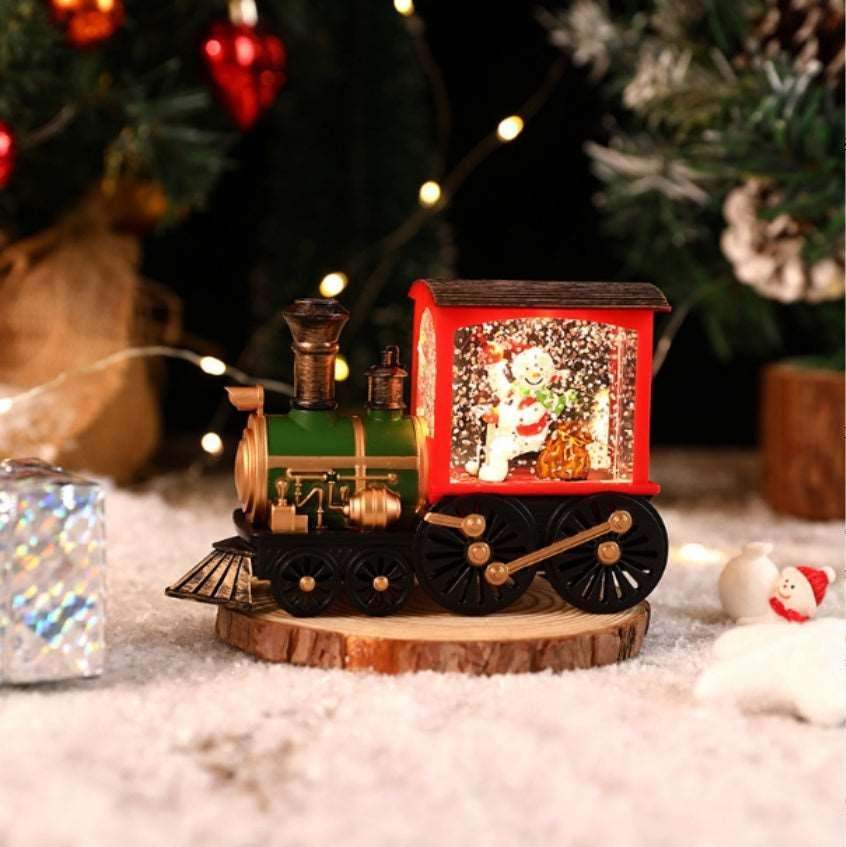 Décoration de Train Cadeau de Noël – Petite Lampe de Nuit!