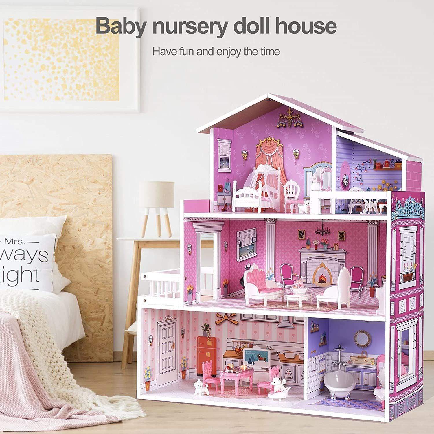 Wooden Dollhouse Dreamhouse