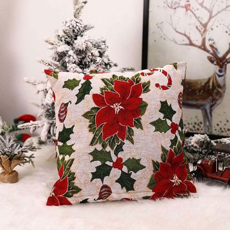 Christmas Square Pillow Cover – Perfect Home Christmas Decorations!