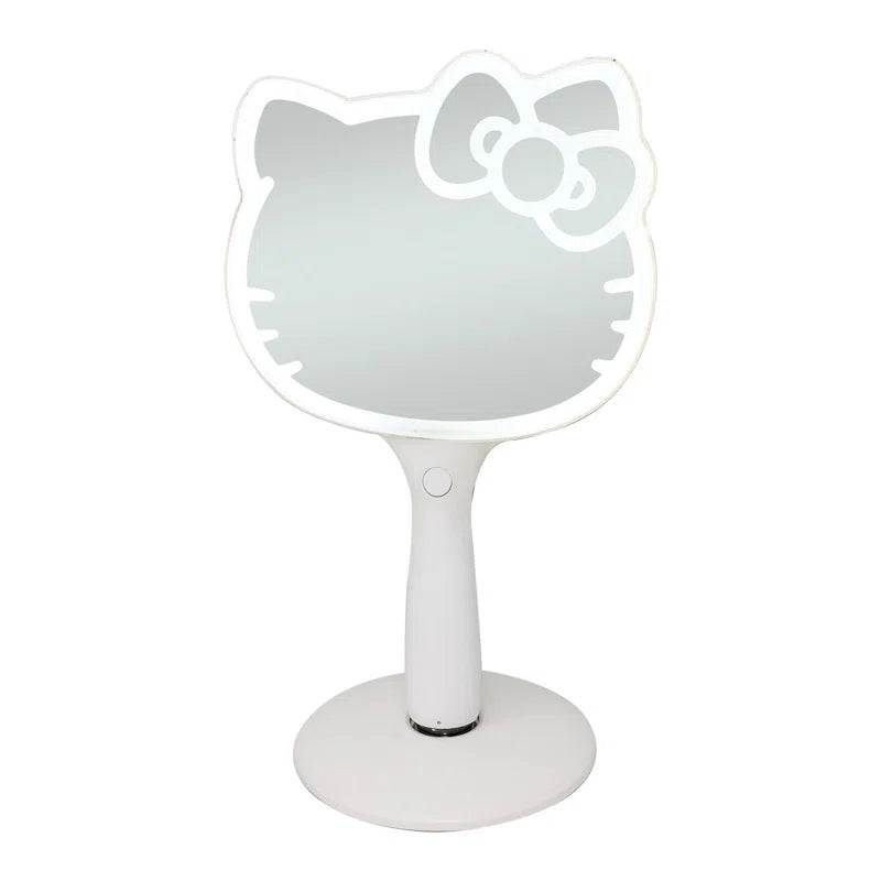 Hello Kitty LED Mirror with Standing Base  &  Adjustable Brightness