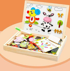 Wooden Magnetic Puzzle Toys