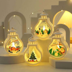 Bougie Lampe Ornements Romantiques de Noël!