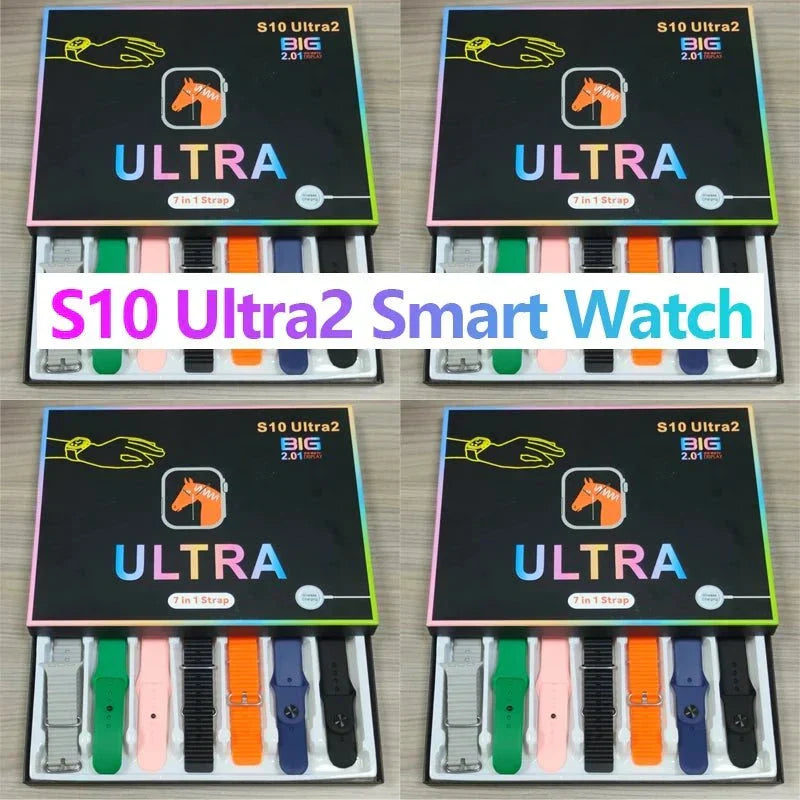 New S10ULTRA2 Smart Watch 2024: NFC, GPS, Bluetooth Call, Music, Games